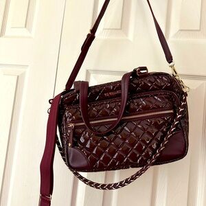 MZ Wallace original Port lacquer and leather bag
